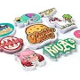 Customised Promotional Removable PVC Full Cut Stickers