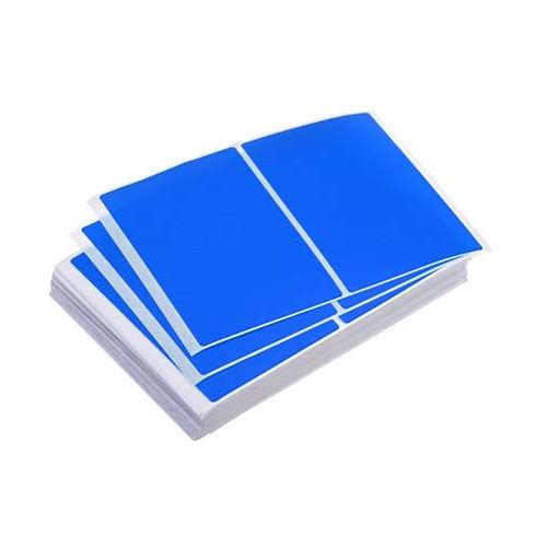 200 Labels Colored Rectangle Sti…