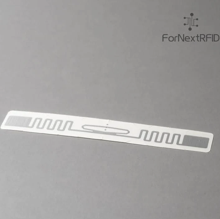 Tamper-Evident UHF RFID Label with Security Cuts 98×15mm | Monza R6-P | Slim