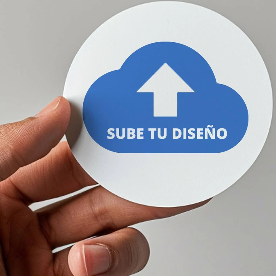 Custom print round sticker with logo