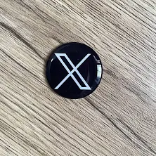 NFC Epoxy Phone Sticker 30mm – Google Review & Social Media Boost - X