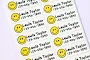 Long Size White with Smiley Face Waterproof Name Stickers for School and Daycare Labels- Customized Labels - School Labels Hanprinting