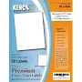 Kenco Premium White Full-Sheet Labels (8 ½" x 11") 50 Pack