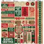 Reminisce Rustic Christmas Stickers Set