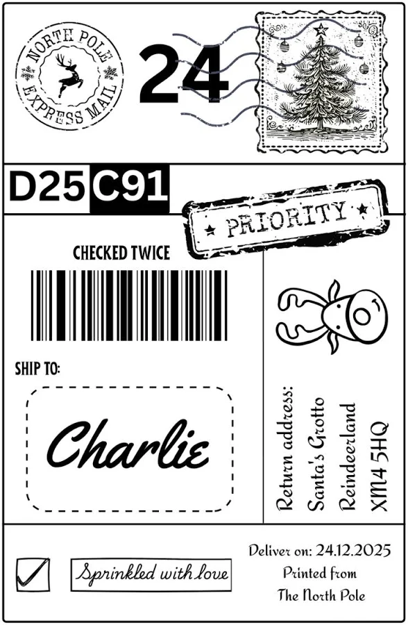 Personalised Christmas Gift Labels