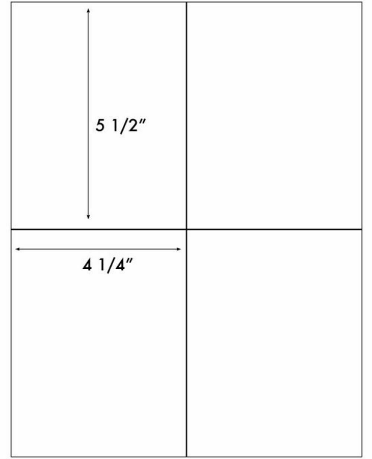 A4 White Self Adhesive Stickers Paper Labels Sheets Printer Inkjet