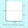 8.5 inch x 5.5 inch Half Sheet Shipping Label