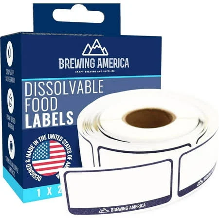 Brewing America Dissolvable Food Labels