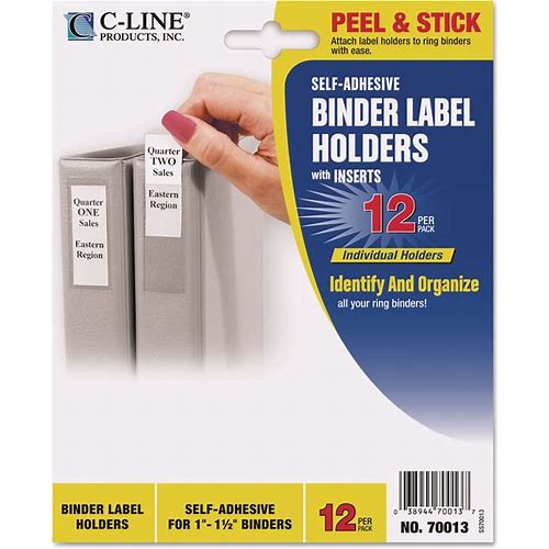C-Line Self-Adhesive Ring Binder …