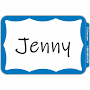 C-Line Self-Adhesive Color Border Name Badges