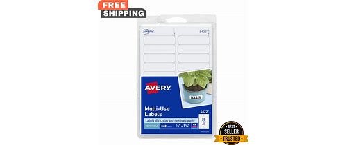 Avery Removable Labels 0.5