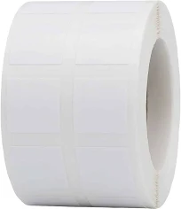 Small White Stickers 1/2" Square Quantity 1,000 | Wholesale Labels | InStockLabels