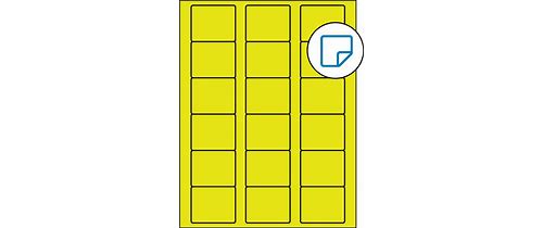 2.125 X 1.75 Fluorescent Yellow R…