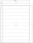 Compulabel Transcription Label 8 x 1 for Laser & Inkjet Printers