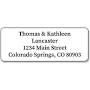 Personalized Self-Stick Clear Premier Address Labels -Set of 240