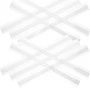 Milisten 20Pcs Transparent Self Adhesive Shelf Label Holders for Retail Office Clear Plastic