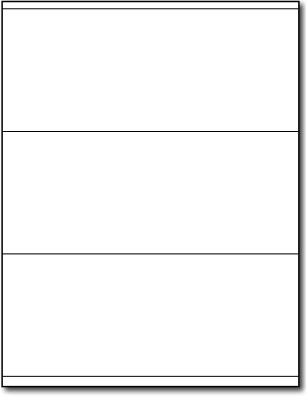 Large White Sticky Printable Adhesive Labels