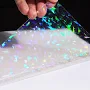 Livelynine Peel and Stick Clear Holographic Self Adhesive Laminating Sheets