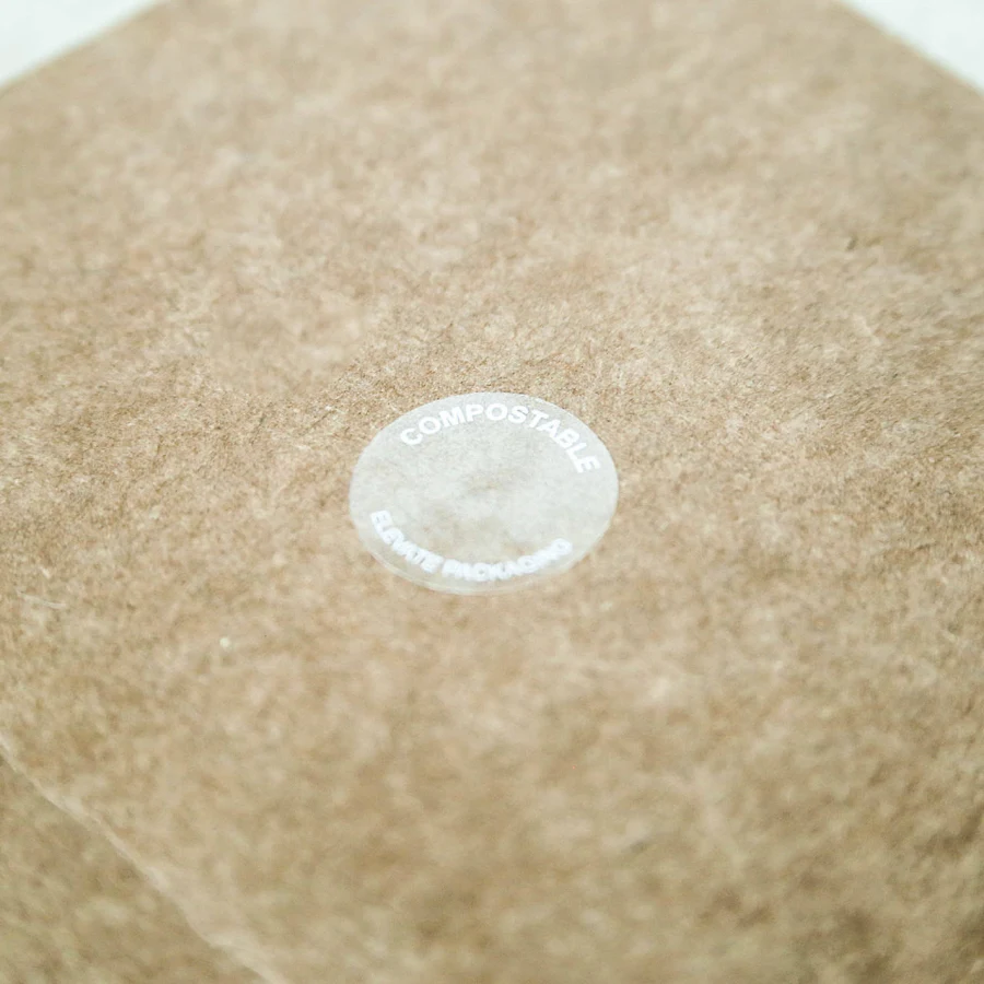 Compostable Round Closure Tabs