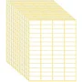 1680pcs Matte White Self Adhesive Labels Small Blank Sticky Price Tags