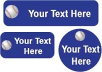 Personalized Waterproof Name Labels: Stick-On Clothing Tags (90 ct.)