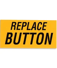 "Replace Button" Self-Adhesive Identification Stickers