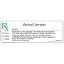 1000 pcs, Generic Concentrate Rx Medical Compliant Labels