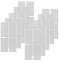 White Self Adhesive Label Stickers for Home Use Convenient Large Sheets, Size: 13.00