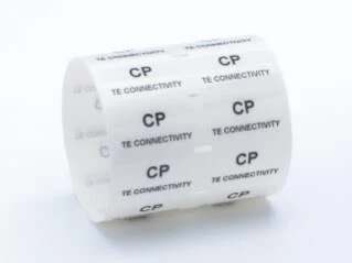 TE Connectivity Clear Industrial Label Die-Cut Permanent Acrylic Adhesive