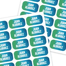 Color Stick-N-Wear Clothing Labels | Gradient 160