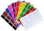 Royal Green Rectangular Color Coding Stickers