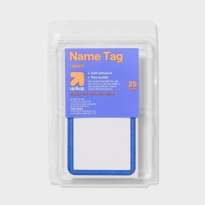 up&up Name Tags 25ct