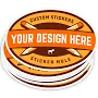 Custom Oval Stickers - Quantity 10
