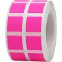 Small Fluorescent Pink Stickers 1/2" Square Quantity 1,000 | Wholesale Labels | InStockLabels