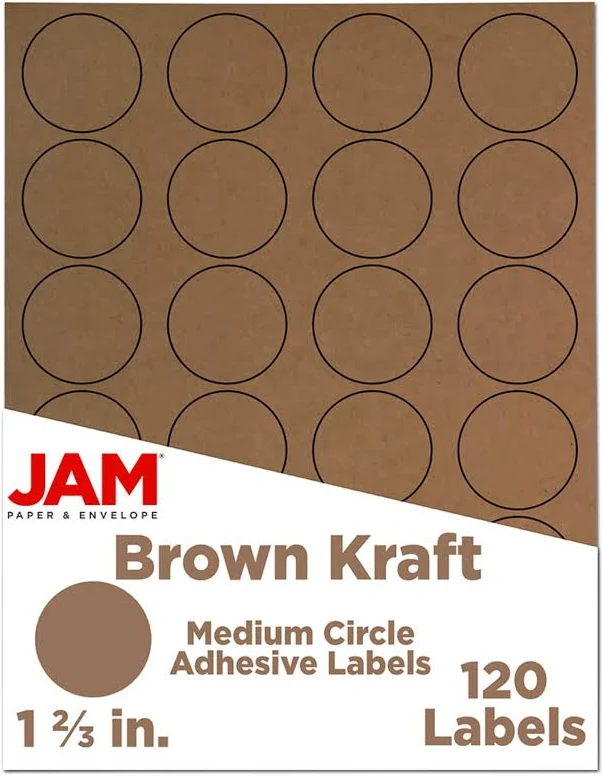 JAM Paper Circle Label Sticker Seals