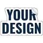 5x5 inch, 25 pcs Custom Waterproof Vinyl Stickers Bulk - Durable, Custom Logo Decals - Great for Large Scale Branding (Choose Size: 5'')