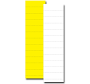 Self adhesive Bin Labels for Auto Service Centers - NapSupply.com Yellow