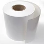 4" W x 300' L Inkjet Matte Paper Continuous Label Roll, 6" OD, 3" Core, White, General Purpose Permanent Adhesive, No Perf, 300 Feet/Roll, 4 Rolls/