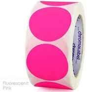 2" Removable Sticker Inventory Labels