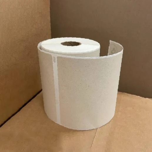 4 x 6" Compostable Rectangle Natural Shipping Labels