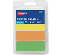 Avery DIY Polyester Sticker Sheets 61512