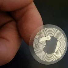 (5-25 Lot) Ntag213–nfc Transparent Label (wet Inlay) Rfid Tag Sticker