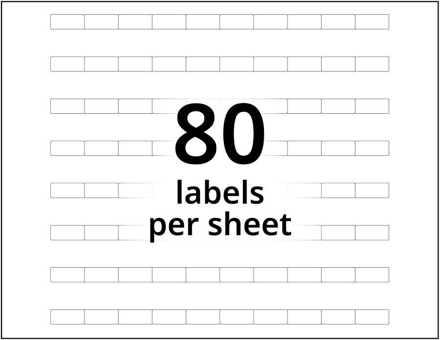 A4 Supplies A4 10-Bank Clear Adhesive Tab Labels
