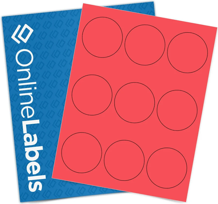 Online Labels 2.5 Inch Round Labels
