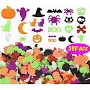 Halloween Glitter Foam Craft Stickers