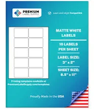 3′′ x 2′′ Labels