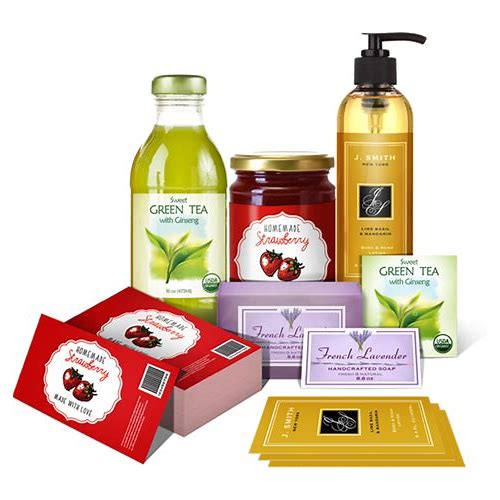 100 Pcs Labels For Products - Cu…