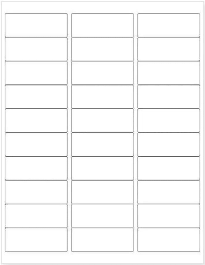 Blank Clear Printer Labels