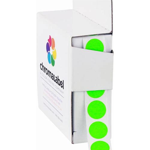 Chromalabel 1/2 Inch Round Colo…