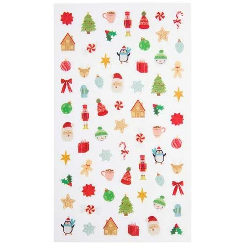Christmas Icons Mini Puffy Stickers